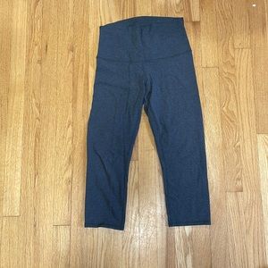 Gray cropped Lululemon pants